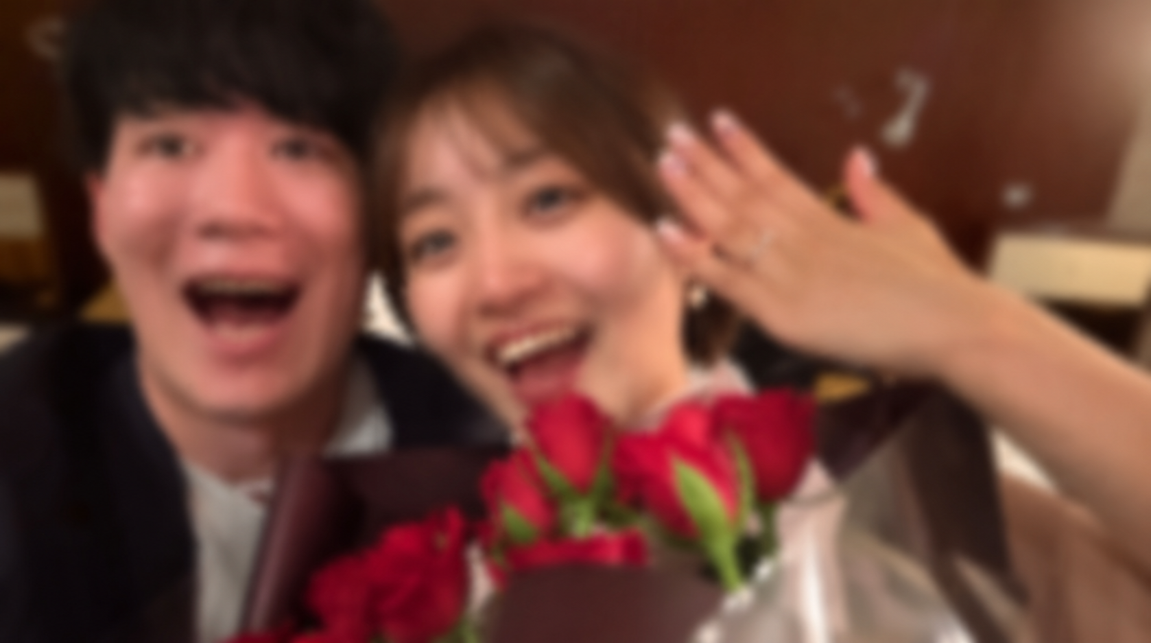 お二人の幸せな雰囲気を伝える写真